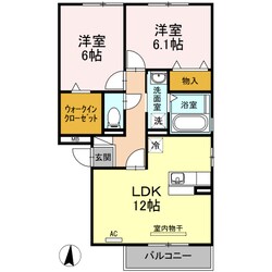 高茶屋駅 徒歩33分 2階の物件間取画像